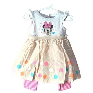 Disney Baby Minnie Mouse Girls Two Sets Size 9-12M New